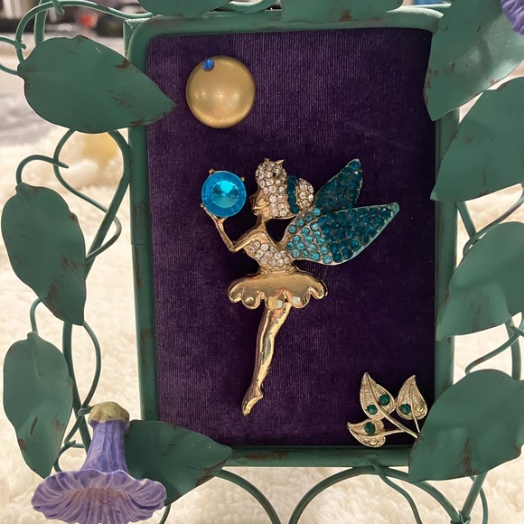 ORIGINAL JEWELRY ART. UNIQUE HANDMADE OOAK GIFT IDEA “TINKERBELL” - Picture 6 of 7